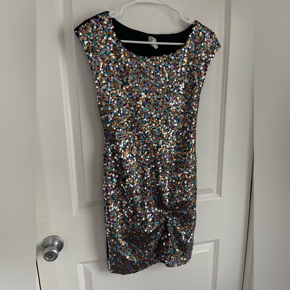 Sequin Multicolor Dress